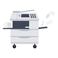 copy print Office multifunction machine vector