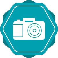 Beautiful Camera Glyph Vector Icon