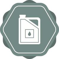 Unique Petrol Vector Glyph Icon