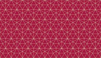 Abstract red triangular line seamless pattern vector template. Triangle shape striped lines background.