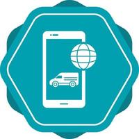 Online Logistics Vector Icon