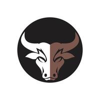 abstract bull logo vector illustrations design icon logo