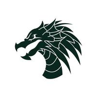 Dragon vector icon illustration