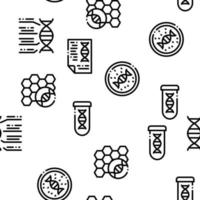 Biomaterials Seamless Pattern Vector