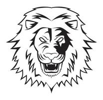 Vector illustration of lion