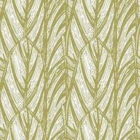 Seamless pattern calathea leaf tropical. Jungle leaves background. Repeated hand drawn exotic design texture for printing, fabric, wrapping paper, fashion, wallpaper, tissue. Vector illustration.