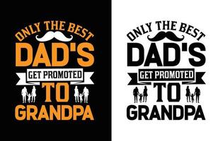 Father's day T shirt design. vector