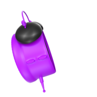 alarm clock isolated on transparent png