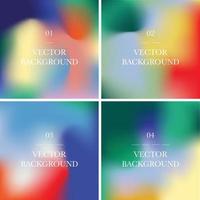 Multicolor blur background. Abstract gradient vector illustration.