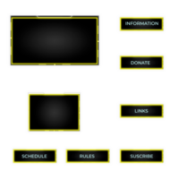 twitch overlay gamer et streamer png