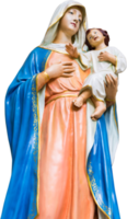 statua di maria e Gesù png