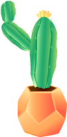 cute cactus cartoon png