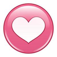 Emoji Emoticon Icon Vector. Emoji In love vector