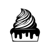 Nicely designed cake logo. Good for typography. vector