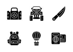 Adventure Vector Icon Set