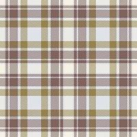 Plaid seamless pattern. Check fabric texture. Vector textile print.