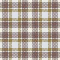 Plaid seamless pattern. Check fabric texture. Vector textile print.