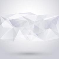 Abstract shape made of triangles vector