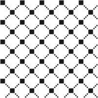 Seamless geometric black and white pattern vector