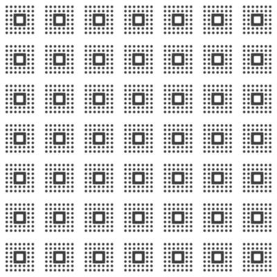 Seamless geometric black and white pattern