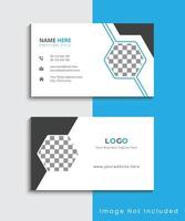 Simple Modern And Creative Business Card Template Design vector