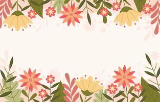 Spring Border Background vector