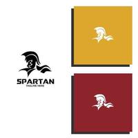 Spartan warrior symbol shield and helmet, coat of arms. Spartan helmet logo, vector illustration of spartan shield and helmet, Spartan Roman Helmet Armor Warrior logo design inspiration