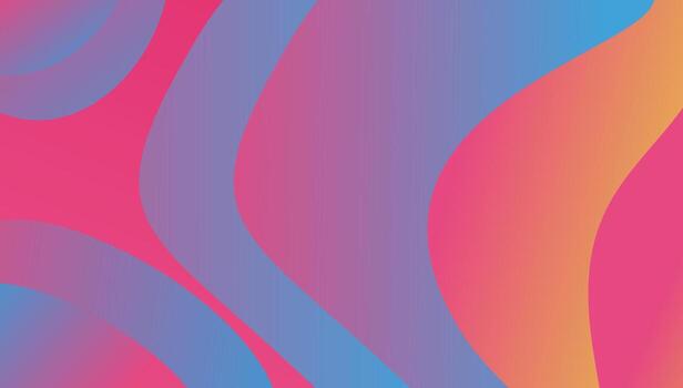 fondo de gradación de onda con estilo moderno vector