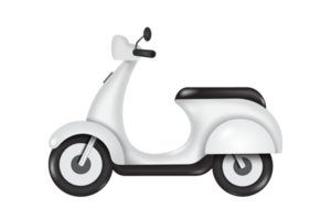 scooter ou moto blanc png