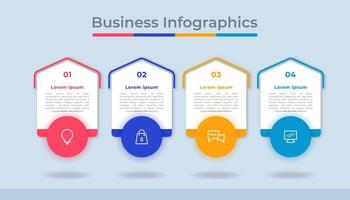 Timeline Infographics Business Data Visualization Process Chart. Abstract Diagram Graph with Steps, Options vector