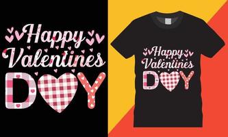 vector de diseño de camiseta creativa del día de san valentín de tipografía