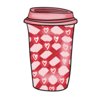 Coffee LOVER for Valentines day Decoration png