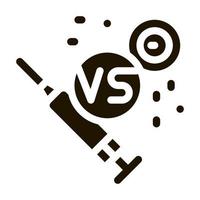 anti-virus injection icon Vector Glyph Illustration