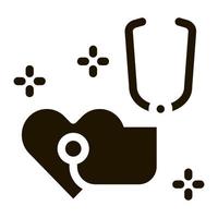 heart beat measurements icon Vector Glyph Illustration