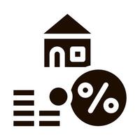 House Mortgage Service Tick Vector Icon
