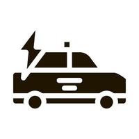 High-Speed Online Taxi Icon Vector Illustration