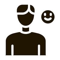 Positive Mood Human Talent Icon Vector Illustration