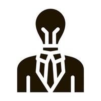 Savvy Man Icon Vector Glyph Illustration