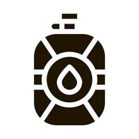 Water Flask Icon Vector Glyph Illustration