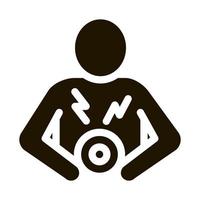 Bellyache Icon Vector Glyph Illustration