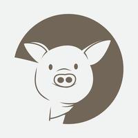 pig illustration design vector