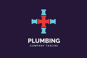 Modern Plumbing Logo vector