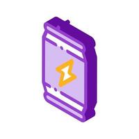 Sport Energy Drink Bottle isometric icon vector illustration