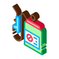 Spray Equipment isometric icon vector illustration