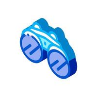 Binocular Tool isometric icon vector illustration