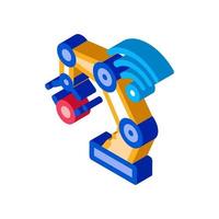 Smart Robot isometric icon vector illustration