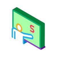 Speech Lesson isometric icon vector illustration