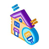 House Cleaning Isometric Icon Vector Illustration