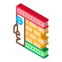 Architectural Element Isometric Icon Vector Illustration