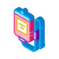 medical dropper isometric icon vector illustration